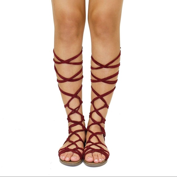 sandals that come up your leg